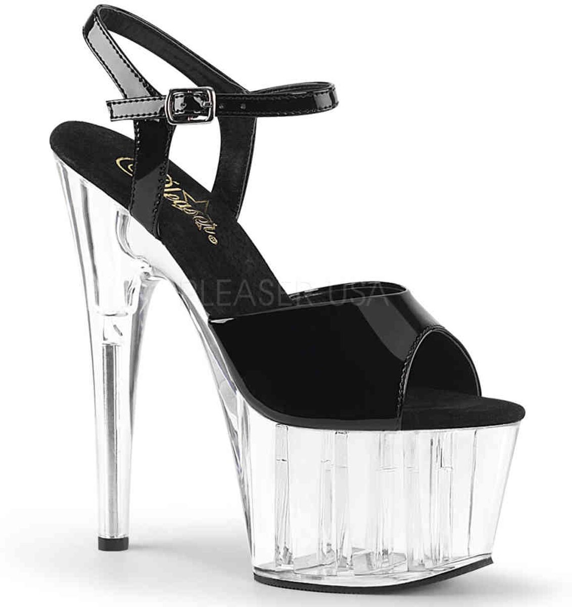 EU 35 = US 5 | ADORE-709 | 7 Heel, 2 3/4 PF Ankle Strap Sandal